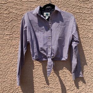 CIRCLE R CLASSICS CROPPED WESTERN TOP